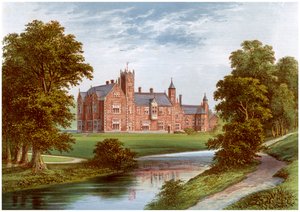 Thicket Priory, York, huis van de familie Dunnington-Jefferson, ca. 1880 door Unbekannt