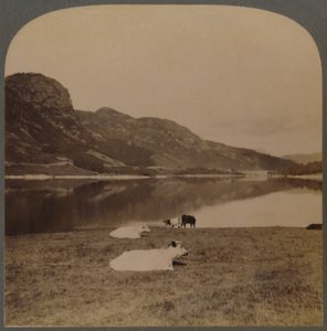 Thirlmere, een meerreservoir, de watervoorziening van Manchester 96 mijl verderop, Lake District, Engeland door Unbekannt