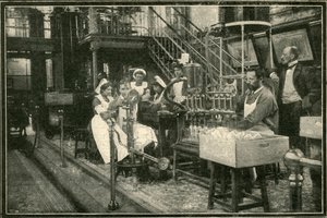 Dit is het interieur van een van de distilleerderijen van de tsaar, 1901 door Unbekannt