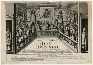 Dit is de goede koning Lodewijk XIV. Koning geeft een openbare audiëntie door Unbekannt