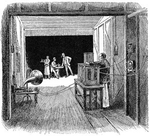Thomas Edisons Kinetografisch Theater, c1891 door Unbekannt