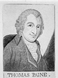Thomas Paine, Engels-Amerikaanse revolutionair, schrijver en filosoof, ca. 1790 door Unbekannt