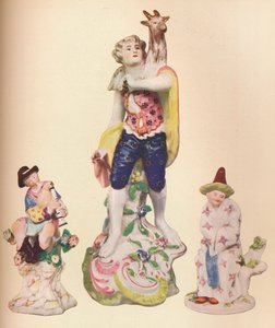 Drie Chinese figuren uit de Wallace Elliot-collectie, ca. 1775