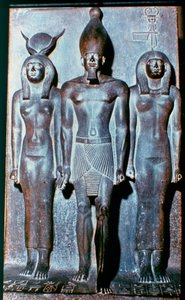Drie Egyptische figuren, Egypte, 2600 v.Chr.