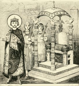 Troon van de Byzantijnse keizers, 1890