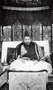 Thubten Gyatso 1876-1933, de 13e Dalai Lama van Tibet, ca. 1910