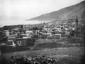Tiberias en het Meer van Galilea, 1926