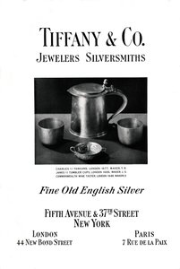 Tiffany & Co. advertentie, 1937