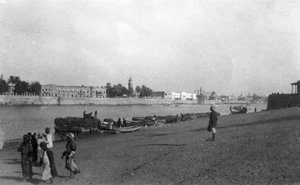 Tigris Rivier, Bagdad, Irak, 1917-1919 door Unbekannt