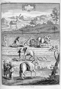 Het land bewerken, 1775 door Unbekannt