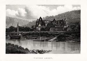 Tintern Abbey, Monmouthshire, Engeland door Unbekannt