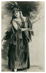 Tiphaine, Franse actrice, eind 19e of begin 20e eeuw