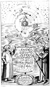 Titelpagina van A Discourse Concerning a New World & Another Planet door John Wilkins, 1683 door Unbekannt