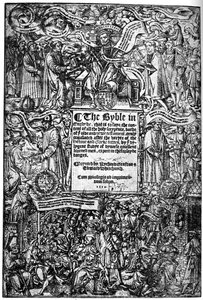 Titelpagina van de Grote Bijbel, 1539, 1893