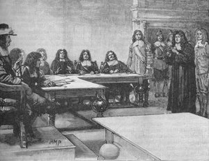 Titus Oates voor de Geheime Raad, 1678, 1905
