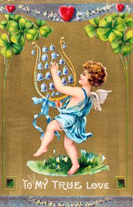 Aan mijn ware liefde, Amerikaanse Valentijnskaart, c1910