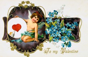 Voor mijn Valentijn, Amerikaanse Valentijnskaart, 1907 door Unbekannt