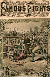 Tom Springs tweede gevecht met Jack Langan, 1824 laat 19e of begin 20e eeuw door Unbekannt