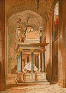 Graf van Koningin Elizabeth - Westminster Abbey, ca. 1845-1864 door Unbekannt