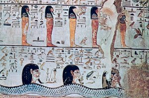 Graf van Sethi I, Vallei der Koningen, Egypte, 13e eeuw v.Chr. door Unbekannt