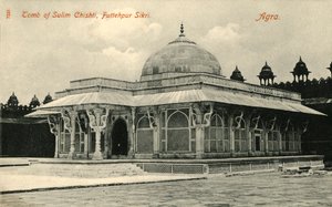 Graf van Sulim Chishti, Futtehpur Sikri. Agra door Unbekannt