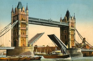 Tower Bridge, Londen, c1910