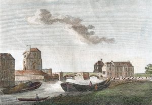 Toren van het Franciscaner klooster, Oxford, 1788 door Unbekannt