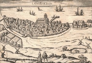 Stad Landskrona, Zweden, 1580s
