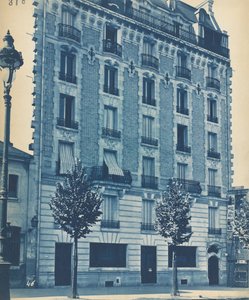Gevel van herenhuis, ca. 1900 door Unbekannt