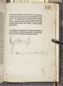 Tractatus sancti Augustini, geschreven door Augustinus van Hippo (pen en inkt op papier) door Unbekannt