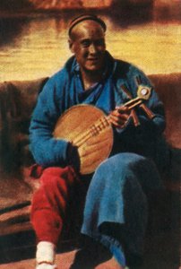 Reizende muzikant, China