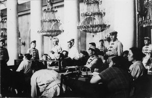 Proces van leiders van de Socialistisch-Revolutionaire Partij, Moskou, Rusland, augustus 1922