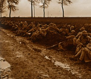 Troepen langs de weg