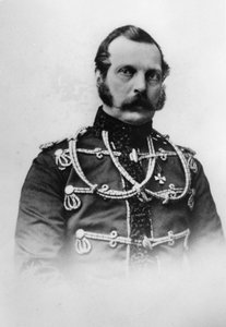 Tsaar Alexander II van Rusland, c1861-c1865 door Unbekannt