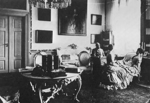 Tsarevitsj Alexander en Groothertogin Maria Feodorovna van Rusland, c1880