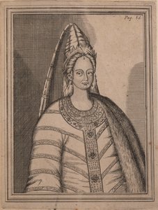 Tsarina Irina Godunova 1557-1603, de vrouw van Tsaar Feodor I van Rusland