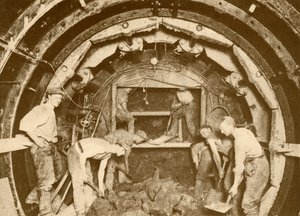 Buis Tunnel Uitgraving Met Behulp van Greathead Boorschild