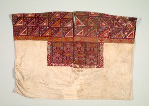 Tuniekhemd met tapijtgeweven juk, 650-850 door Unbekannt