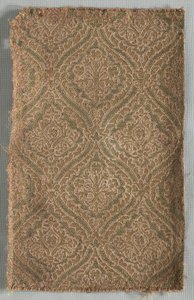 Twee brokaatfragmenten, late 1500s door Unbekannt