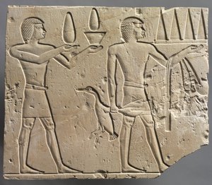 Twee Offerdragers, ca. 667-647 v.Chr.