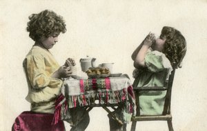 Twee jonge kinderen