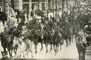 Typen van de Russische cavalerie, 1919 door Unbekannt