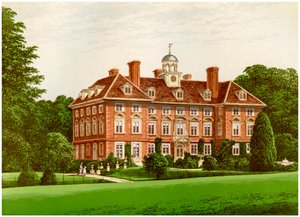 Tyttenhanger Park, Hertfordshire, huis van de Gravin van Caledon, c1880 door Unbekannt
