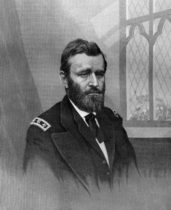 Ulysses S. Grant, 18e president van de Verenigde Staten, 19e eeuw door Unbekannt