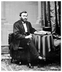Ulysses S Grant, 18e president van de Verenigde Staten, ca. 1869