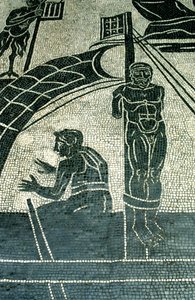 Ulysses en de sirenen, 2e eeuw na Christus door Unbekannt