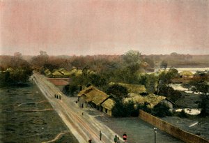Un Village Tonkinois, Dorp in Tonkin, 1900