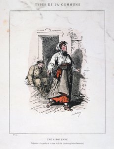 Une Citoyenne, Parijse Commune, 1871.