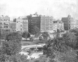 Union Square, New York, VS, c1900 door Unbekannt