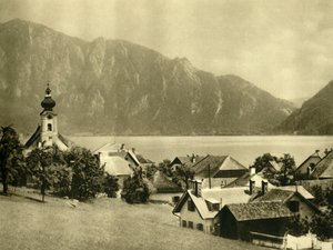 Unterach am Attersee, Opper-Oostenrijk, ca. 1935